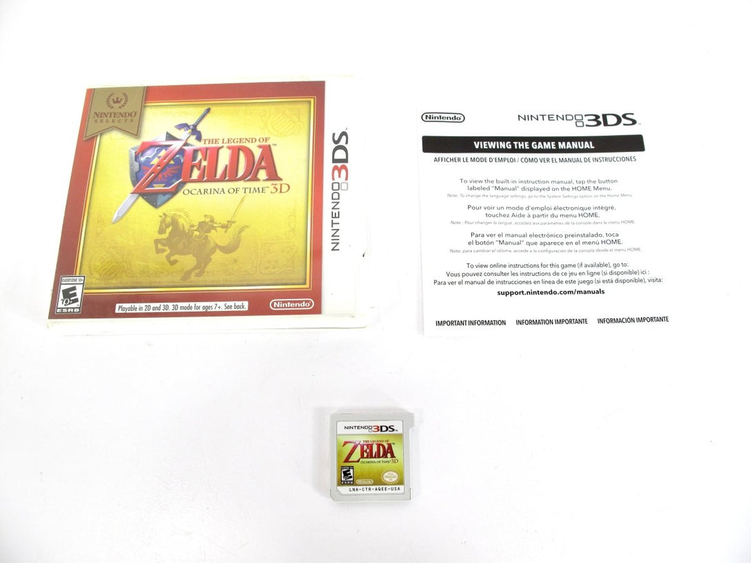 Legend of Zelda Ocarina of Time Nintendo 3DS Video Game - ZeereeZ