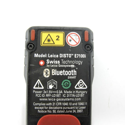 Leica DISTO E7100i Laser Distance Measure Meter w/Bluetooth Red - ZeereeZ