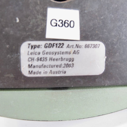 Leica Geosystems GDF122 Plummet Tribach Base - ZeereeZ