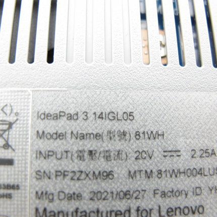 Lenovo Ideapad 3 1.10GHz 4GB RAM 128GB SSD 14" Laptop Notebook Computer - ZeereeZ