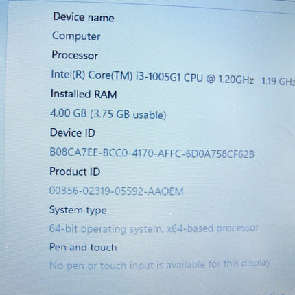 Lenovo IdeaPad 3 i3 - 1005G1 1.20GHz 4GB 128GB SSD Windows 11 Laptop - ZeereeZ