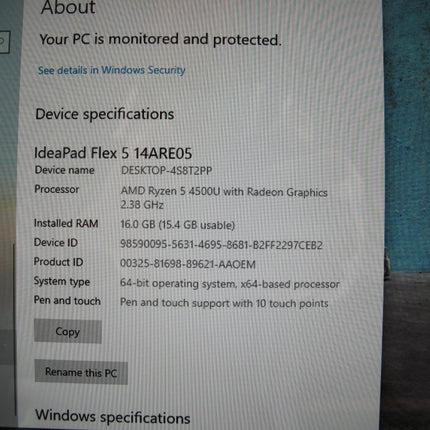 Lenovo IdeaPad Flex 5 14ARE05 14" FHD AMD Ryzen 5 4500U 2.38GHz 16GB 256GB SSD - ZeereeZ