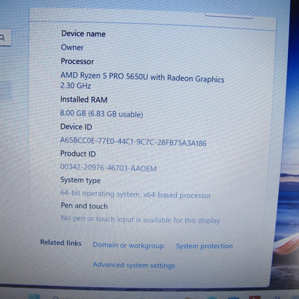 Lenovo ThinkPad K14 Gen 1 Ryzen 5 2.30GHz 8GB 256 SSD Notebook Computer - ZeereeZ