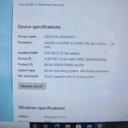 Lenovo X250 2.3GHz 500GB 8GB RAM Touchscreen Windows 10 Pro Notebook Laptop Computer - ZeereeZ