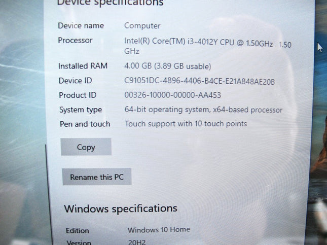 Lenovo Yoga 2 Intel i3 - 4012Y 1.50GHz 4GB 500GB Laptop + Tablet Computer - ZeereeZ