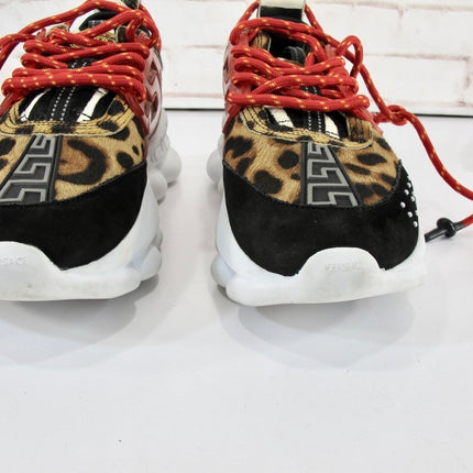 Leopard Print Chain Sneakers Size 40 - ZeereeZ