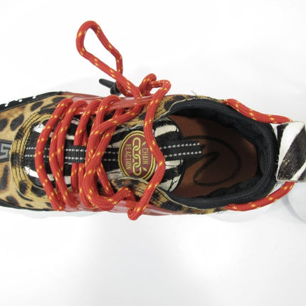 Leopard Print Chain Sneakers Size 40 - ZeereeZ