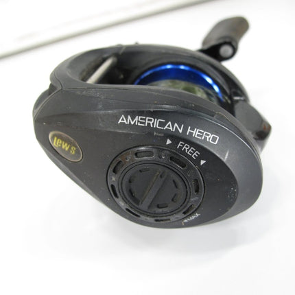 Lew's Speed Spool Laser AH American Hero RH Baitcasting Fishing Reel - ZeereeZ