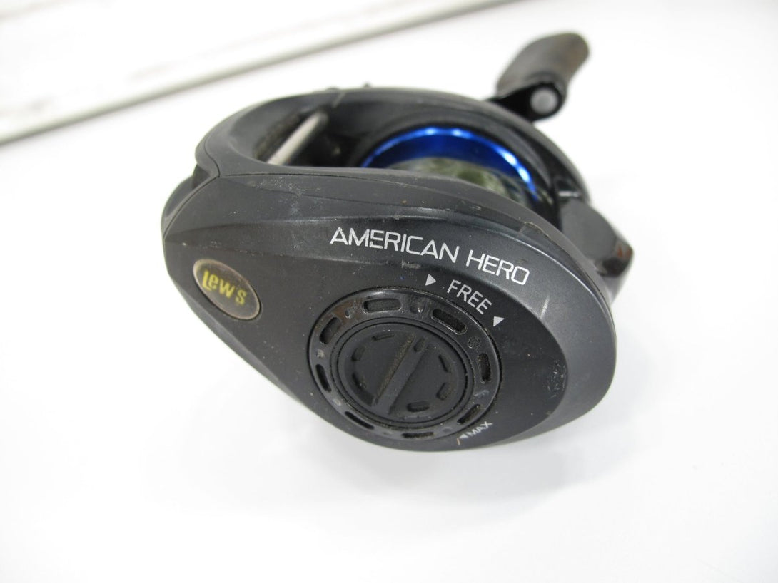 Lew's Speed Spool Laser AH American Hero RH Baitcasting Fishing Reel - ZeereeZ