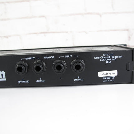 Lexicon MPX 100 2 Channel Rack Mount Muti Effects Processor - ZeereeZ