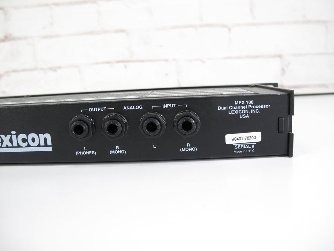 Lexicon MPX 100 2 Channel Rack Mount Muti Effects Processor - ZeereeZ