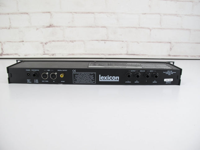 Lexicon MPX 100 2 Channel Rack Mount Muti Effects Processor - ZeereeZ