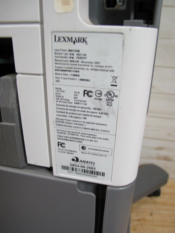 Lexmark T654dn Network Ready Business Laser Printer w/ 4 Trays 679K Page Count - ZeereeZ