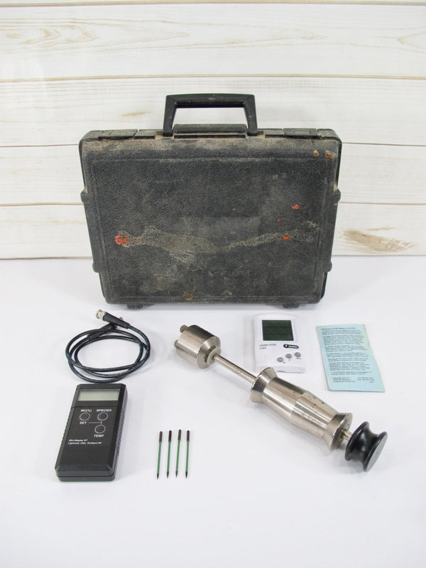 Lignomat Lignometer Mini - Master HT Wood Moisture Meter Package with E - 12 Electrode Hammer - ZeereeZ