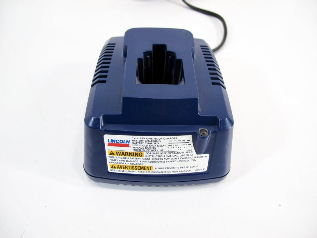 Lincoln 1410 PowerLuber OEM Replacement AC Battery Charger — 14.4 Volt or 18 Volt - ZeereeZ