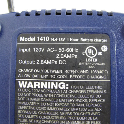 Lincoln 1410 PowerLuber OEM Replacement AC Battery Charger — 14.4 Volt or 18 Volt - ZeereeZ