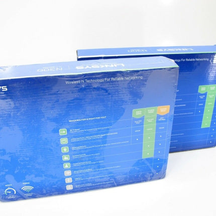 Linksys E1200 N300 Wi - Fi Wireless Router w/ Linksys Connect 2 Pack New - ZeereeZ