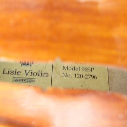 Lisle 96SP 120 - 2796 4/4 Full Size Handmade Violin - ZeereeZ