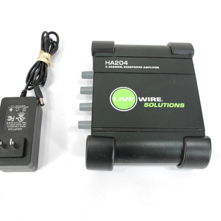 Live Wire Solutions HA204 4 Channel Stereo Headphone Distribution Amplifier - ZeereeZ