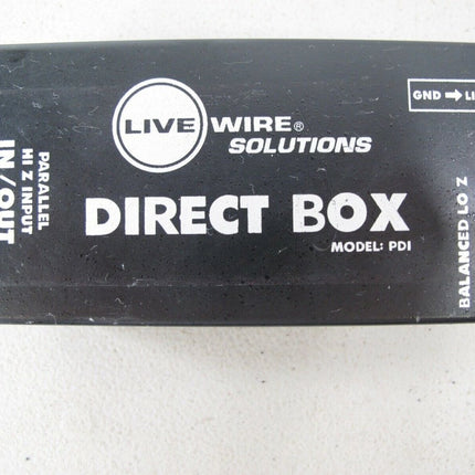 Live Wire Solutions PDI Double Shielded Heavy Duty Passive Direct Box - ZeereeZ