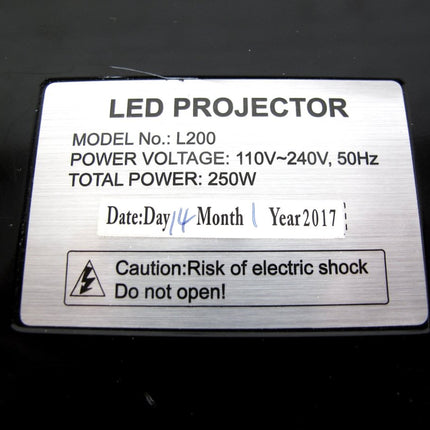 Locus L200 HDMI LED Smart Video Projector - ZeereeZ