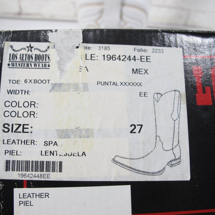 Los Altos 964244 8.5 Unisex Mens 10 Women's Rodeo / Performance Gold Sequin Boots - ZeereeZ