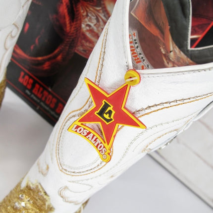 Los Altos 964244 8.5 Unisex Mens 10 Women's Rodeo / Performance Gold Sequin Boots - ZeereeZ