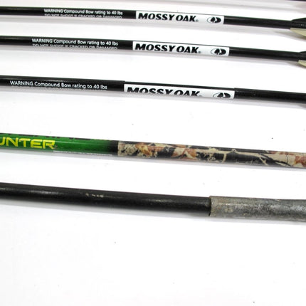 Lot of 12 Terminator, Bloodsport, Easton, Mossy Oak Arrows 27 - 31" w/ Points - ZeereeZ