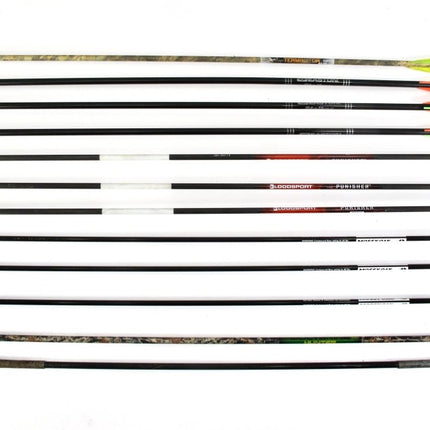 Lot of 12 Terminator, Bloodsport, Easton, Mossy Oak Arrows 27 - 31" w/ Points - ZeereeZ
