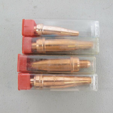 Lot of 4 Various Size Gentec Torch Tips Acetylene 1 2 3 4 - 1 - 101 New - ZeereeZ