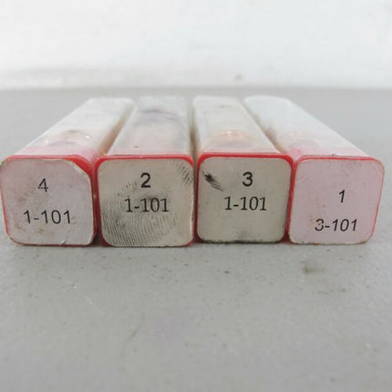 Lot of 4 Various Size Gentec Torch Tips Acetylene 1 2 3 4 - 1 - 101 New - ZeereeZ
