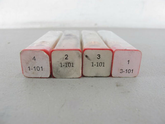 Lot of 4 Various Size Gentec Torch Tips Acetylene 1 2 3 4 - 1 - 101 New - ZeereeZ