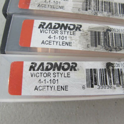 Lot of 7 Various Size Radnor Torch Tips Acetylene 4 - 1 - 101 New - ZeereeZ