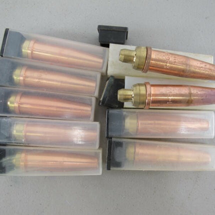Lot of 9 Various Size Victor Torch Tips Propane Propylene Natural Gas New 3 - GPN - ZeereeZ