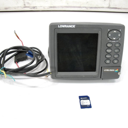 Lowrance LMS 332c Fish finding Sonar Depth finder/GPS WASS Mapping w/ Navionics Card - ZeereeZ
