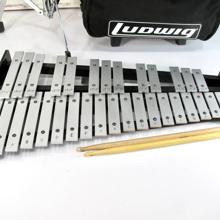 Ludwig M652 School Band Bell Percussion Set w/ Stand & Rolling Bag - ZeereeZ