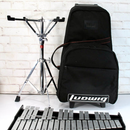 Ludwig M652 School Band Bell Percussion Set w/ Stand & Rolling Bag - ZeereeZ