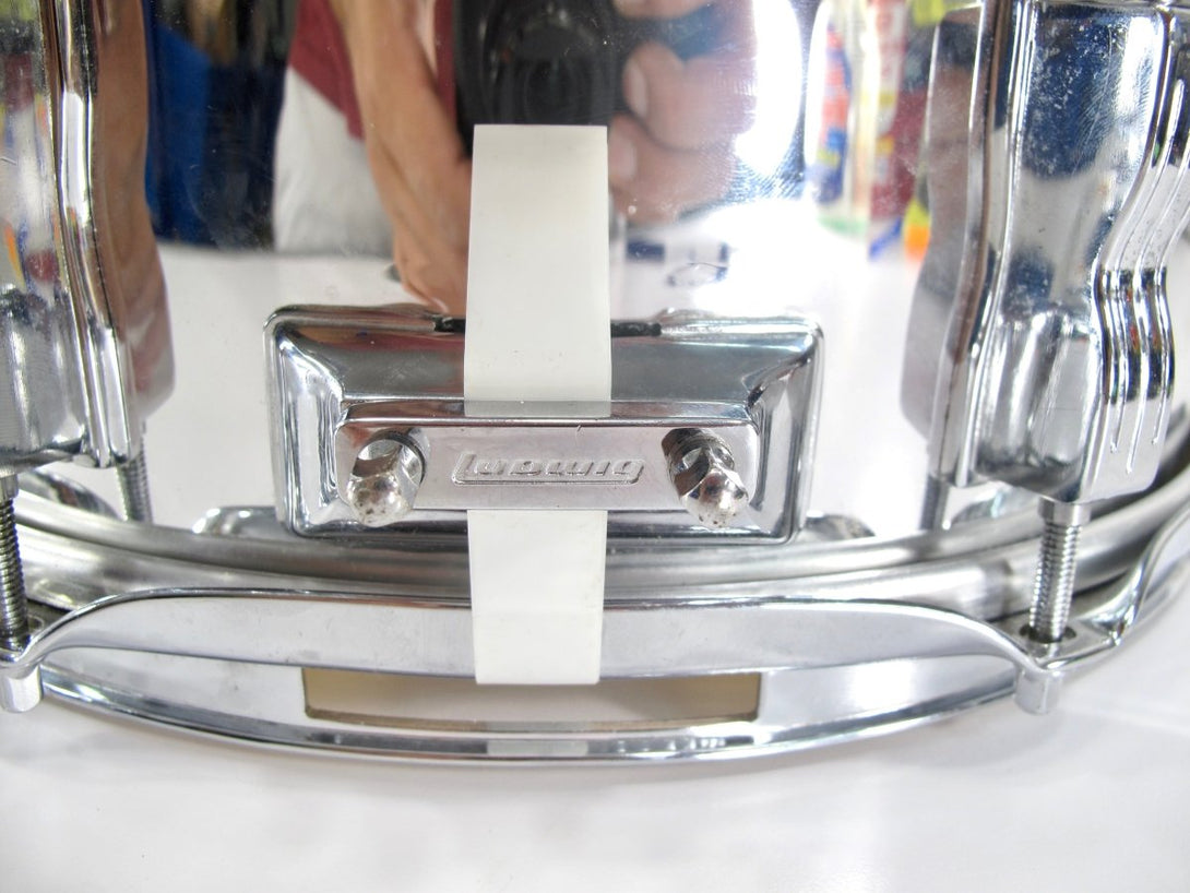 Ludwig Rocker 14x5 Steel 2000s 8 Lug Snare Drum - ZeereeZ