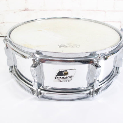 Ludwig Rocker 14x5 Steel 2000s 8 Lug Snare Drum - ZeereeZ