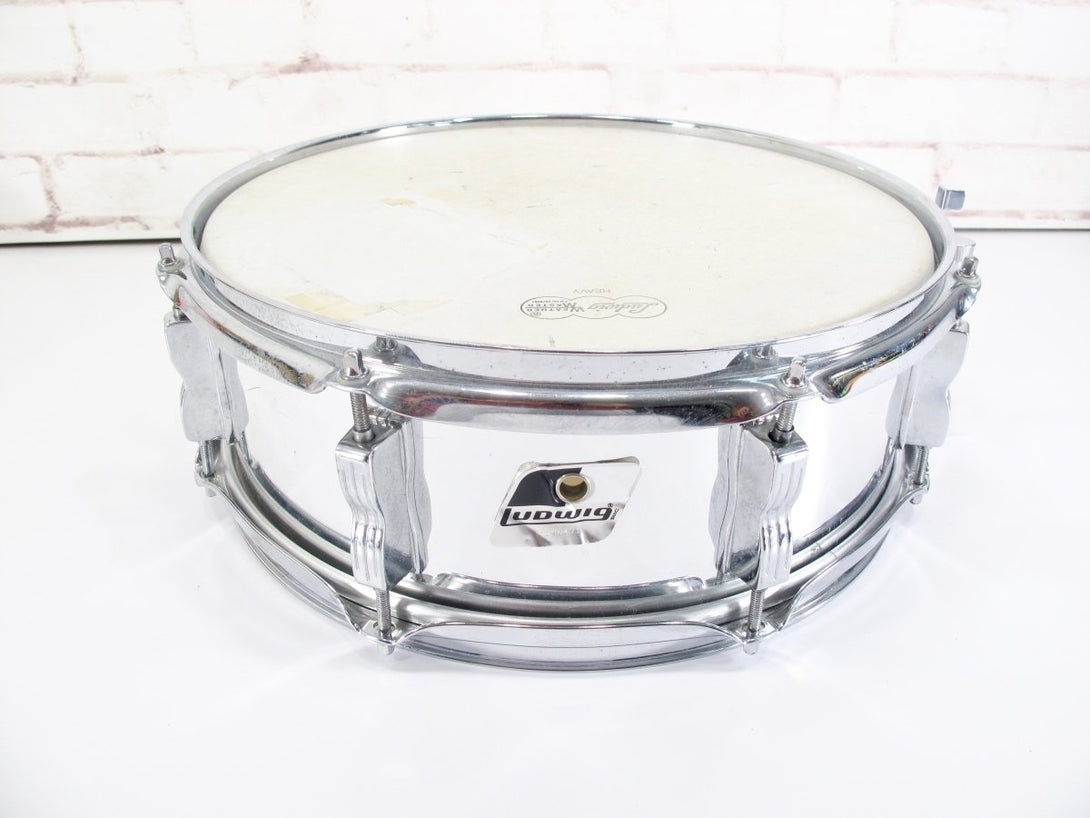 Ludwig Rocker 14x5 Steel 2000s 8 Lug Snare Drum - ZeereeZ