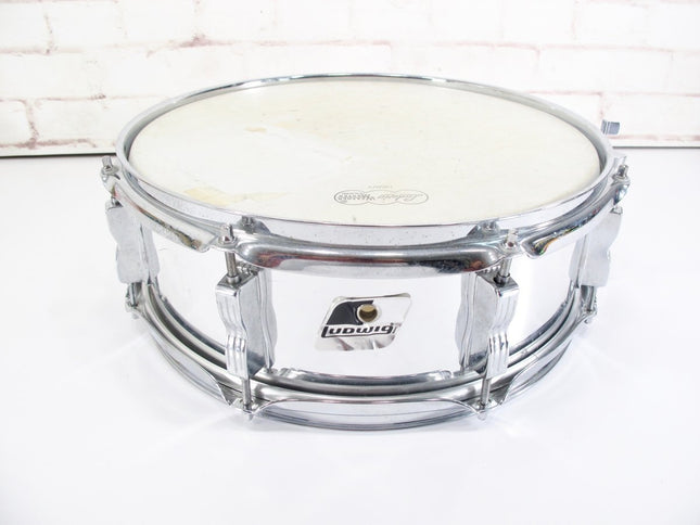 Ludwig Rocker 14x5 Steel 2000s 8 Lug Snare Drum - ZeereeZ