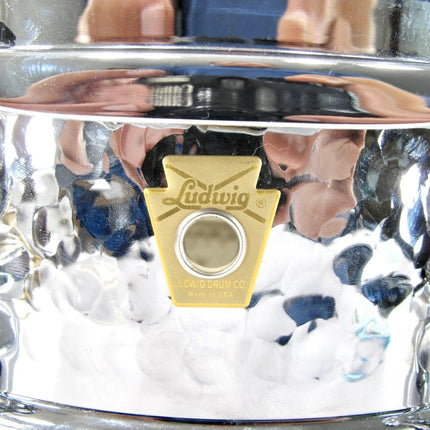 Ludwig Supraphonic Hammered 6.5 x 14 inch Snare Drum - ZeereeZ