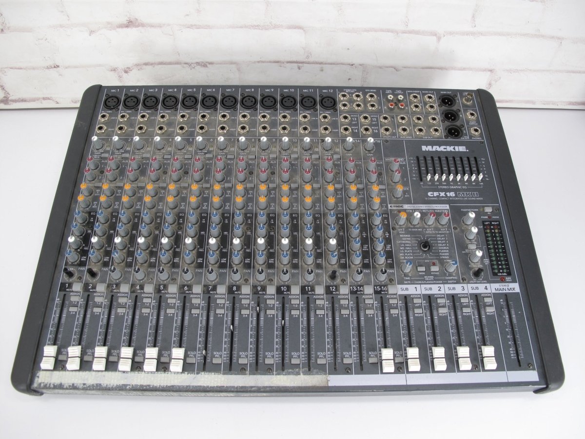 Mackie CFX 16 MKII 16-Channel Compact Integrated Live Sound Mixer – ZeereeZ