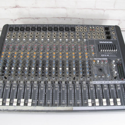 Mackie CFX 16 MKII 16 - Channel Compact Integrated Live Sound Mixer - ZeereeZ