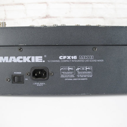 Mackie CFX 16 MKII 16 - Channel Compact Integrated Live Sound Mixer - ZeereeZ