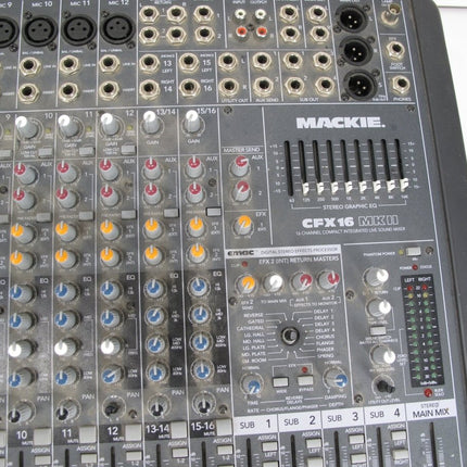 Mackie CFX 16 MKII 16 - Channel Compact Integrated Live Sound Mixer - ZeereeZ
