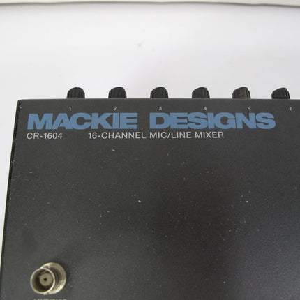 Mackie CR1604 16 - Channel Mic / Lin Mixer Audio Mixing Console - ZeereeZ