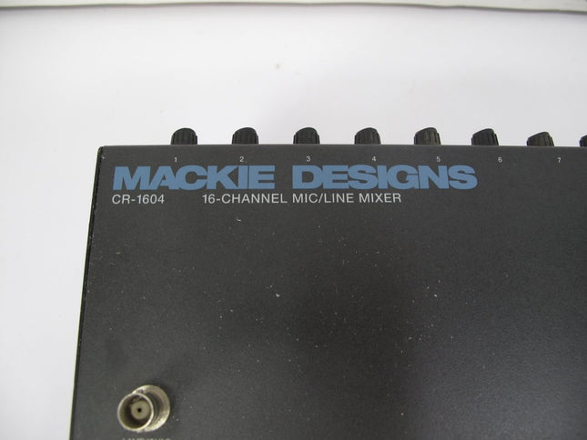 Mackie CR1604 16 - Channel Mic / Lin Mixer Audio Mixing Console - ZeereeZ