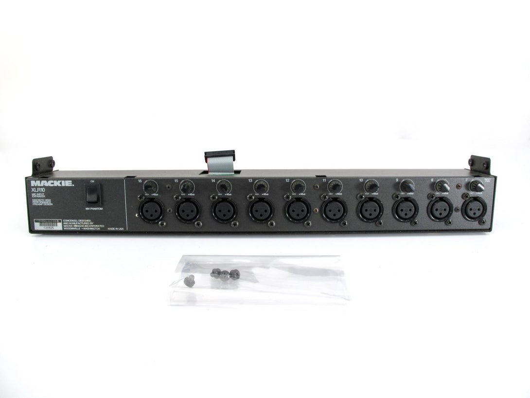 Mackie XLR10 XLR Microphone Input Expander CR - 1604 Input Expansion - ZeereeZ