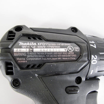 Makita XFD11 18V LXT Lithium - Ion Sub - Compact Brushless 1/2 in Driver Drill - ZeereeZ